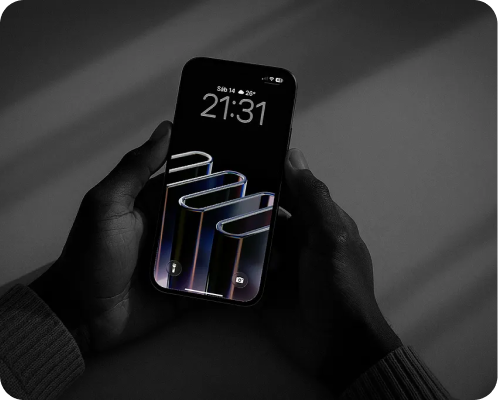 Dark product phone render